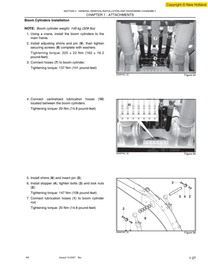 New Holland E175B Excavator Service Manual - Image 10