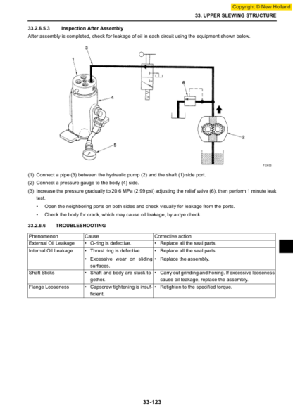 New Holland E18SR Excavator Service Manual - Image 12