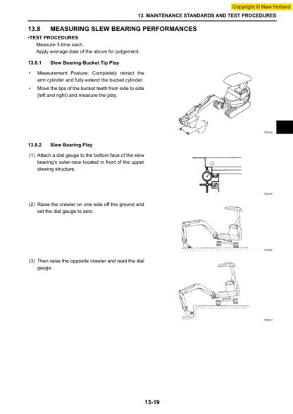 New Holland E18SR Excavator Service Manual - Image 4