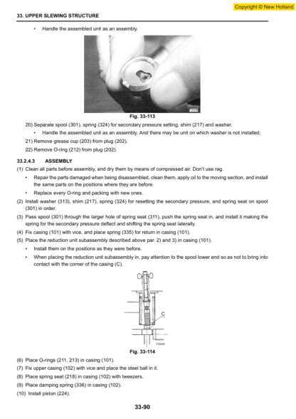 New Holland E18SR Excavator Service Manual - Image 10