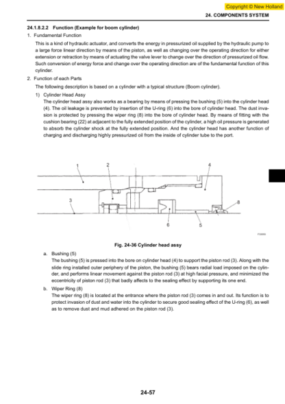 New Holland E18SR Excavator Service Manual - Image 8