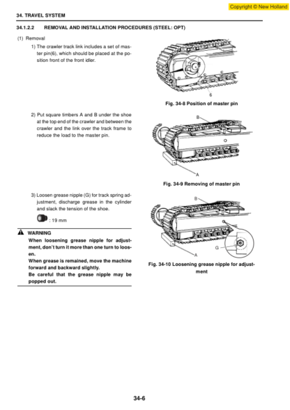 New Holland E20.2SR E22.2SR E27.2SR Excavator Workshop Manual - Image 8