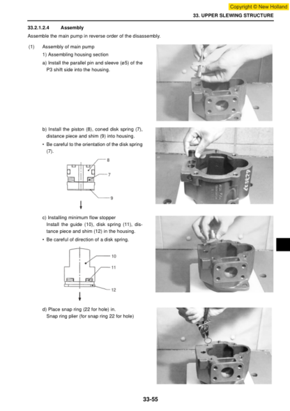 New Holland E20.2SR E22.2SR E27.2SR Excavator Workshop Manual - Image 7