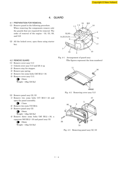 New Holland E200SR Workshop Manual - Image 7