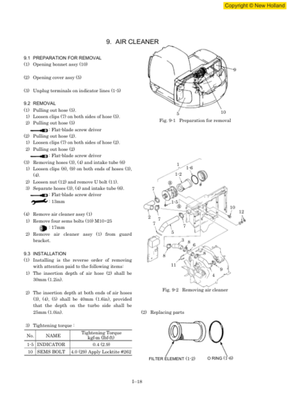 New Holland E200SR Workshop Manual - Image 8