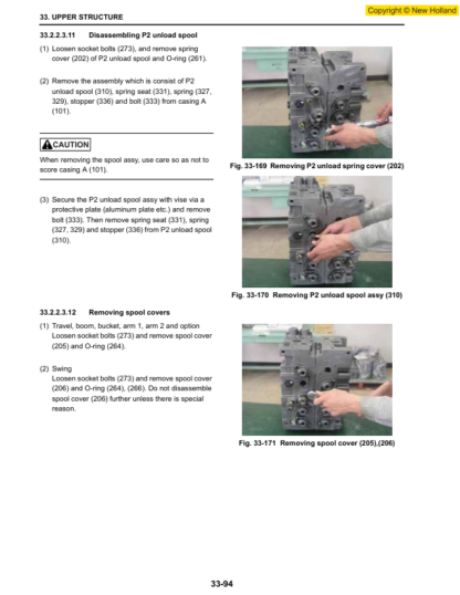 New Holland E215B Excavator Service Manual - Image 14