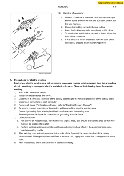 New Holland E225BSR Excavator Workshop Manual - Image 12