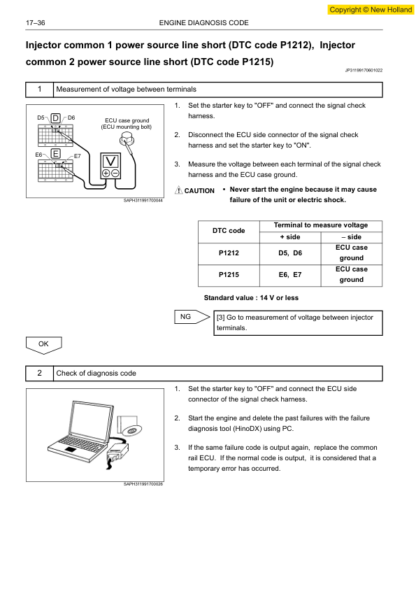 New Holland E225BSR Excavator Workshop Manual - Image 4