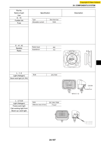 New Holland E235BSR Excavator Workshop Manual - Image 6