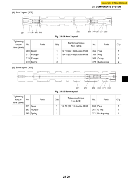 New Holland E235BSR Excavator Workshop Manual - Image 5