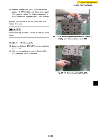 New Holland E235BSR Excavator Workshop Manual - Image 9