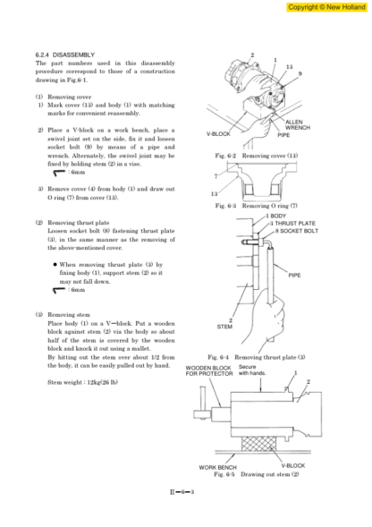 New Holland E235SR Excavator Workshop Manual - Image 9