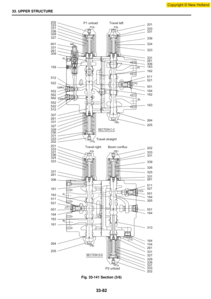 New Holland E265B Excavator Service Manual - Image 11