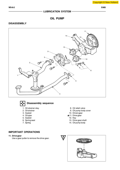 New Holland E485 Excavator Workshop Manual - Image 16