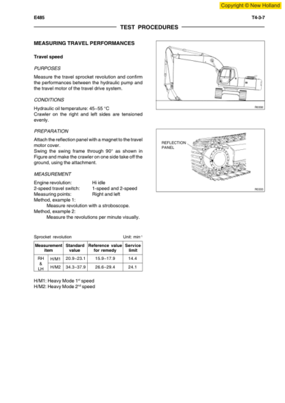 New Holland E485 Excavator Workshop Manual - Image 9