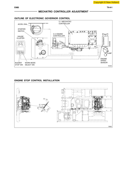 New Holland E485 Excavator Workshop Manual - Image 10