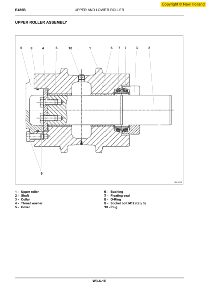 New Holland E485B Excavator Service Manual - Image 11