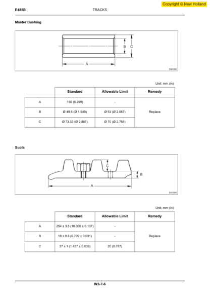 New Holland E485B Excavator Service Manual - Image 12