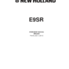 New Holland E9SR Excavator Workshop Manual - Image 2
