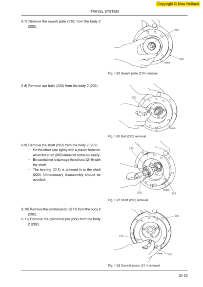 New Holland E9SR Excavator Workshop Manual - Image 10