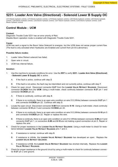 New Holland L213-L230 C227 C232 C238 Service Manual - Image 14