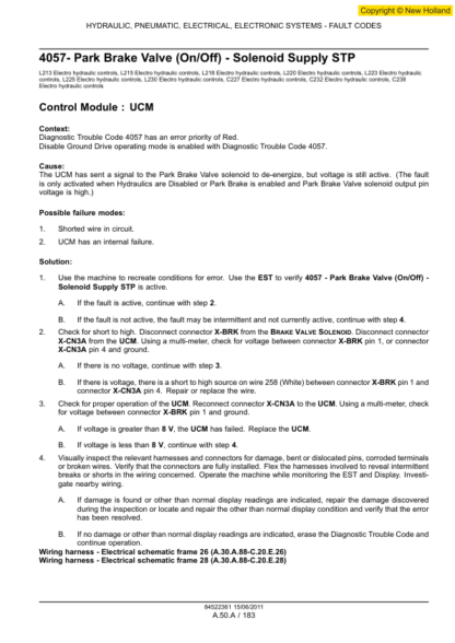 New Holland L213-L230 C227 C232 C238 Service Manual - Image 13