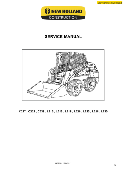 New Holland L213-L230 C227 C232 C238 Service Manual - Image 2