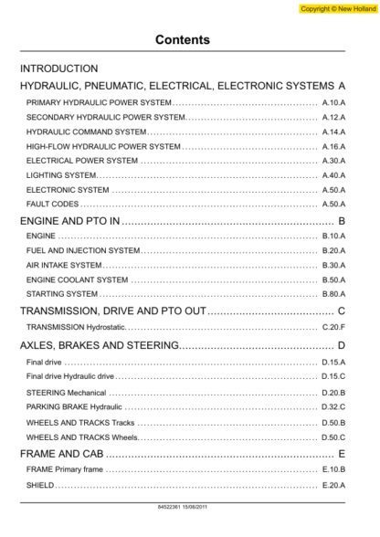 New Holland L213-L230 C227 C232 C238 Service Manual - Image 4