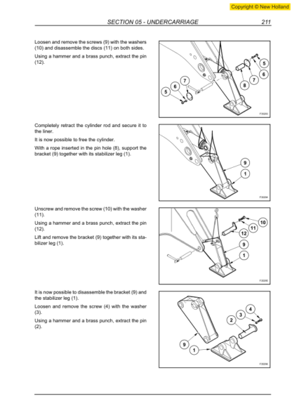 New Holland MH5.6 Excavator Repair Manual - Image 11