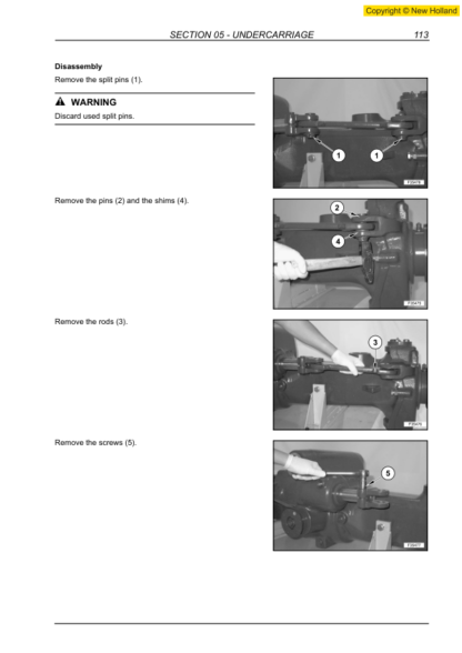 New Holland MH5.6 Excavator Repair Manual - Image 9