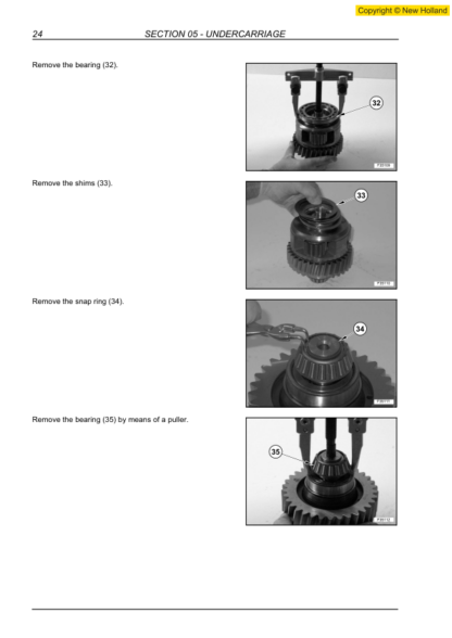 New Holland MH5.6 Excavator Repair Manual - Image 7