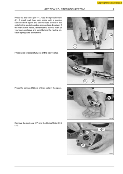 New Holland MH5.6 Excavator Repair Manual - Image 13