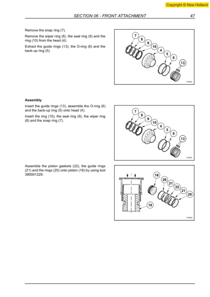 New Holland MH5.6 Excavator Repair Manual - Image 12