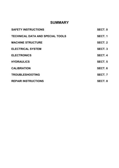 New Holland MH5.6 Excavator Workshop Manual - Image 3