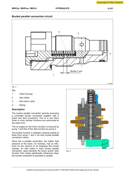 New Holland MH5.6 Excavator Workshop Manual - Image 13