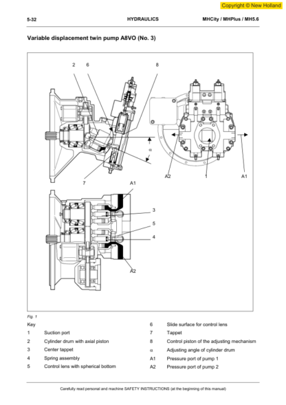 New Holland MH5.6 Excavator Workshop Manual - Image 10