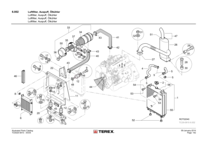 TEREX TC29 Excavator Parts Manual - Image 4