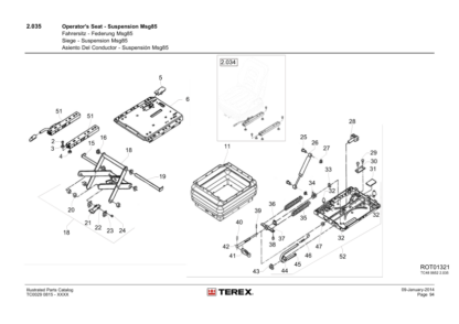 TEREX TC29 Excavator Parts Manual - Image 8