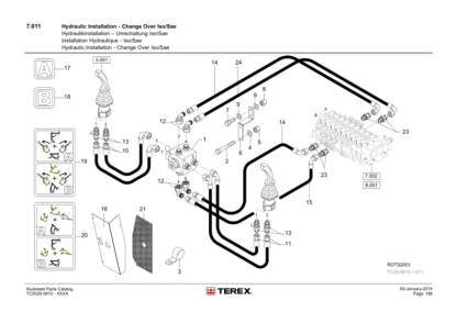 TEREX TC29 Excavator Parts Manual - Image 5