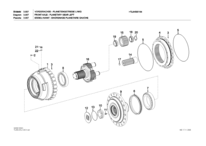 TEREX TL450 Wheel Loader Parts Manual - Image 4