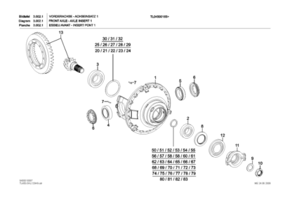 TEREX TL450 Wheel Loader Parts Manual - Image 3