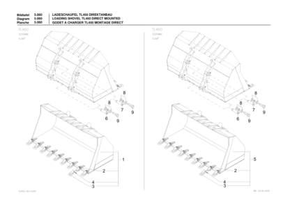 TEREX TL450 Wheel Loader Parts Manual - Image 5