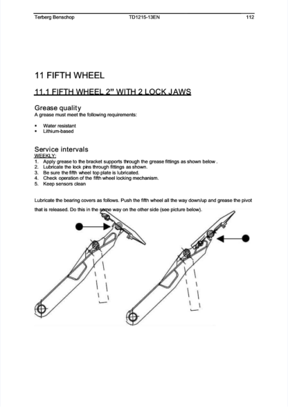 Terberg YT DT TT RT BC RR Trucks Maintenance Manual - Image 5