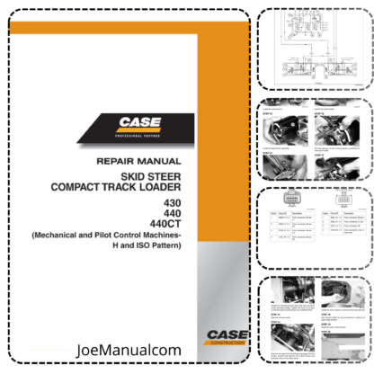 CASE 430 440 CT Skidsteer Repair Service Manual