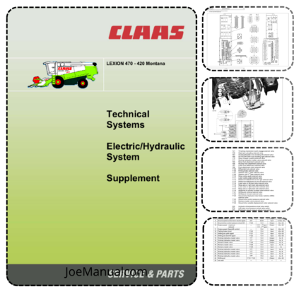 CLAAS Lexion 470-420 Technical Systems, Hydraulic System