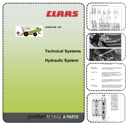 CLAAS Lexion 480-405 Technical Systems, Hydraulic System