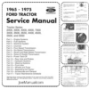 FORD from 2000 to 5550 Series Service Manual