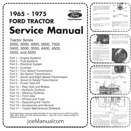 FORD from 2000 to 5550 Series Service Manual