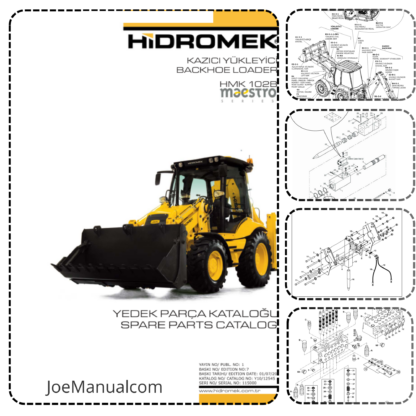 Hidromek HMK 102B Backhoe Loader Parts Catalog