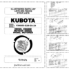 Kubota V3800DI-E2B-EU-Z4 Diesel Engine Parts Manual
